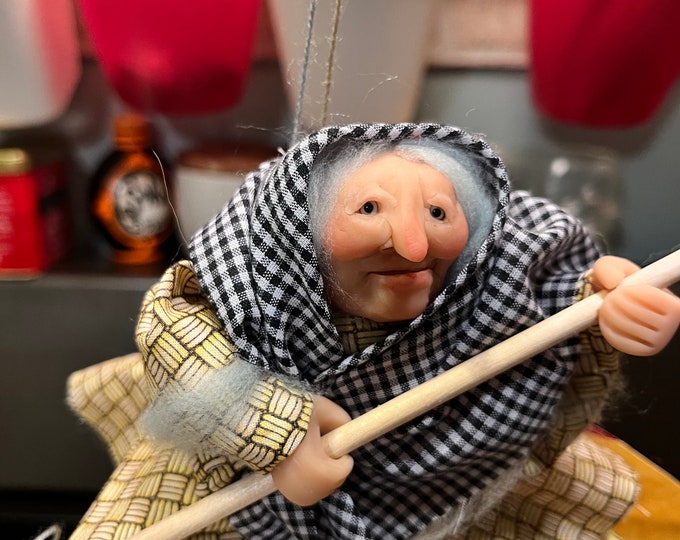 Lucia the Handmade Kitchen Witch Doll - Etsy