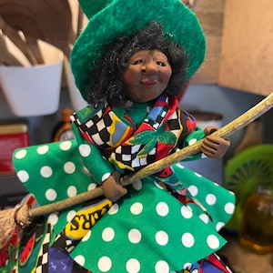Ophelia the handmade kitchen witch doll