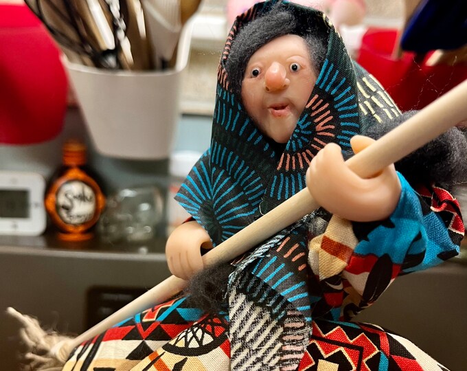 Lilly the Handmade Kitchen Witch Doll Etsy