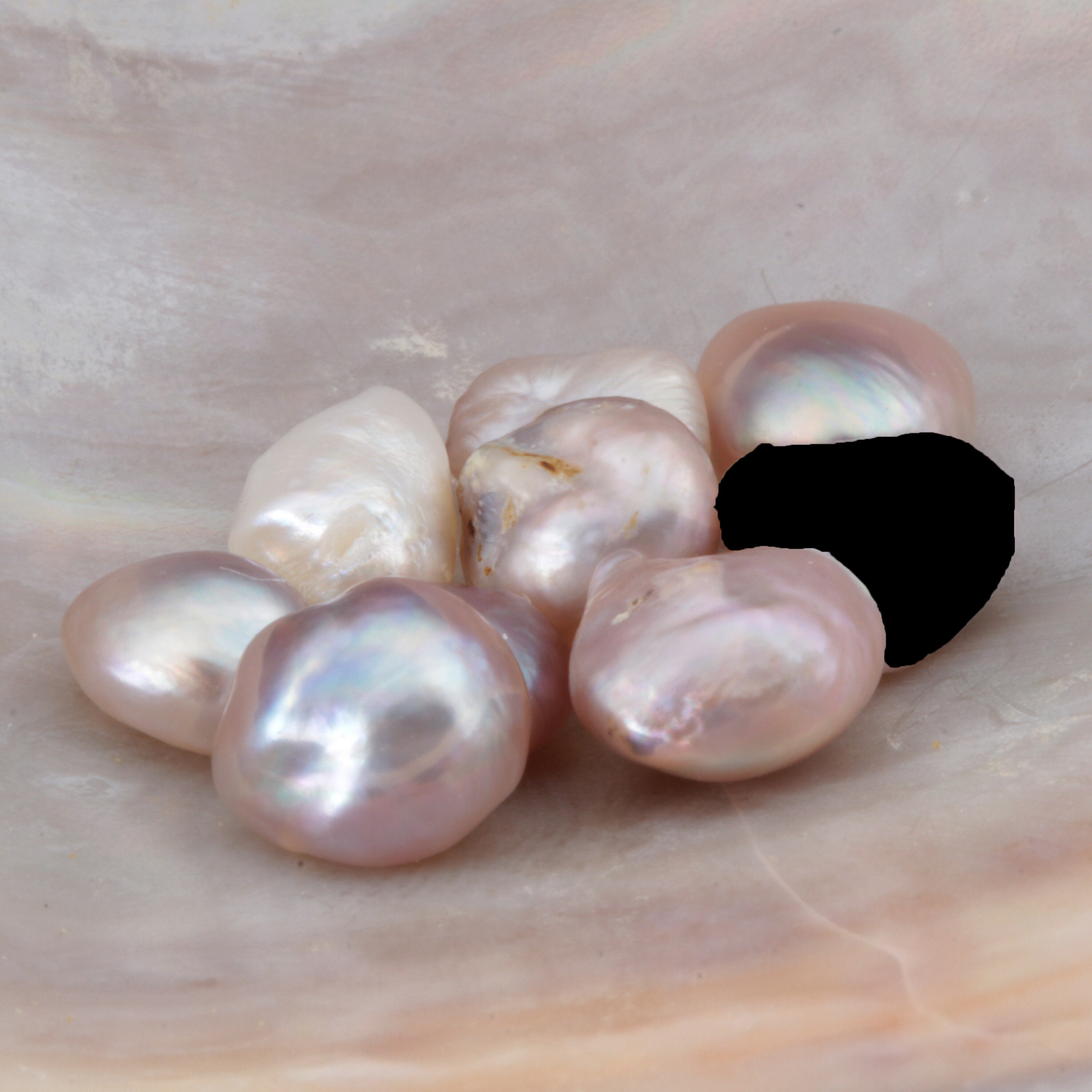 8 natural freshwater river pearls 9cts tot. Loose rare all Etsy