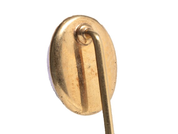 14kt antique vintage Amethyst stick pin/lapel/tie… - image 3