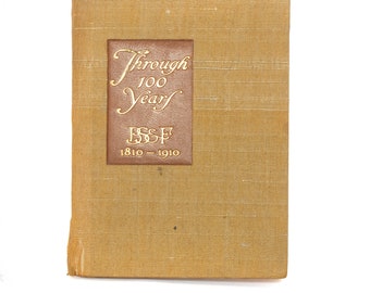 Antique vintage jewelry/silver book by Black, Starr, Frost. Published 1910. "Through 100 Years BS&F 1810-1910."  With pictures. Some wear.