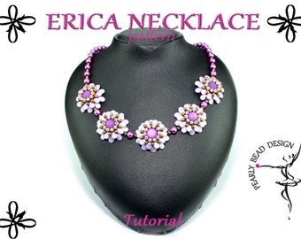 ERICA NECKLACE with PIP beads pattern tutorial