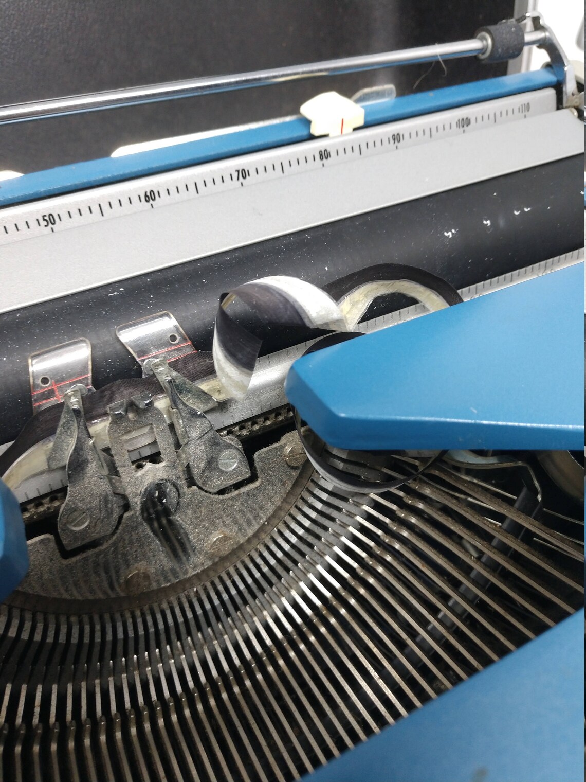 Vintage Smith Corona Typewriter Smith Corona Blue Galaxie 12 | Etsy