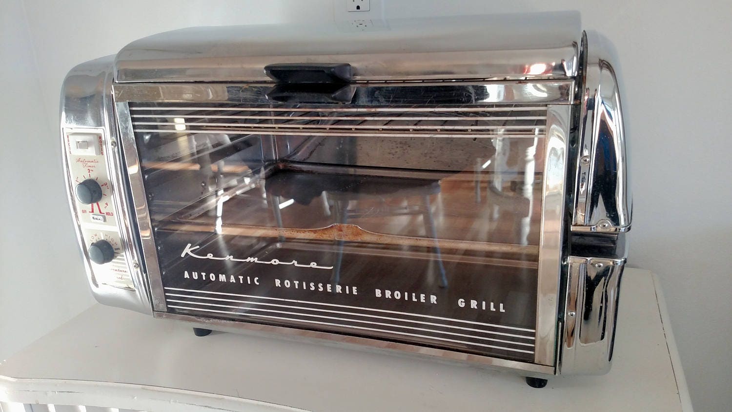 Vintage Kenmore Automatic Oven Baker Rotisserie Broiler Grill Mid Century 1950 s Etsy