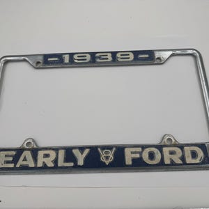 Vintage Ford License Plate Frame 1930 Early Ford