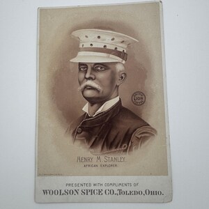 Cartão de Comércio Vintage Woodson Spice Co.