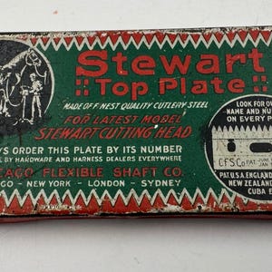 Vintage Stewart Razor Blade Tin