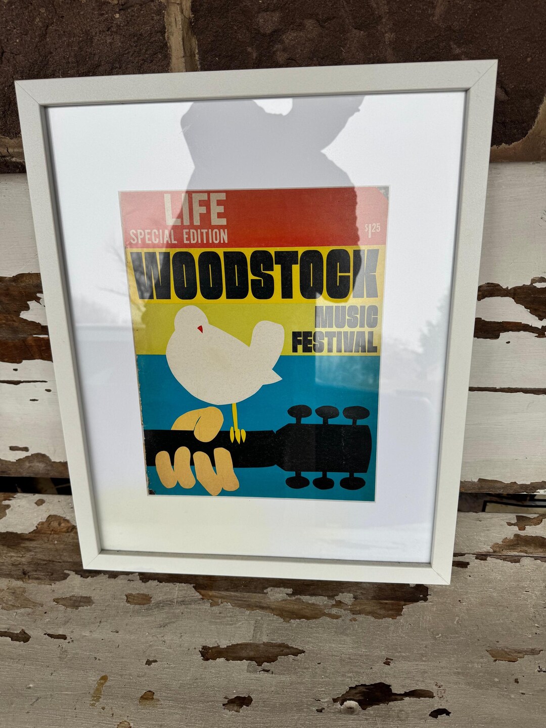 Vintage Woodstock Poster Framed Authentic - Etsy