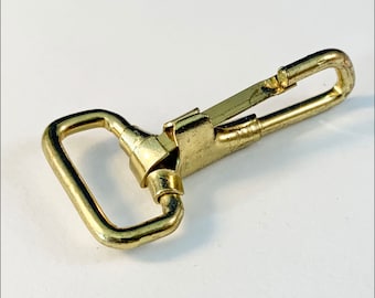 Brass Plated Snap Hooks 2”