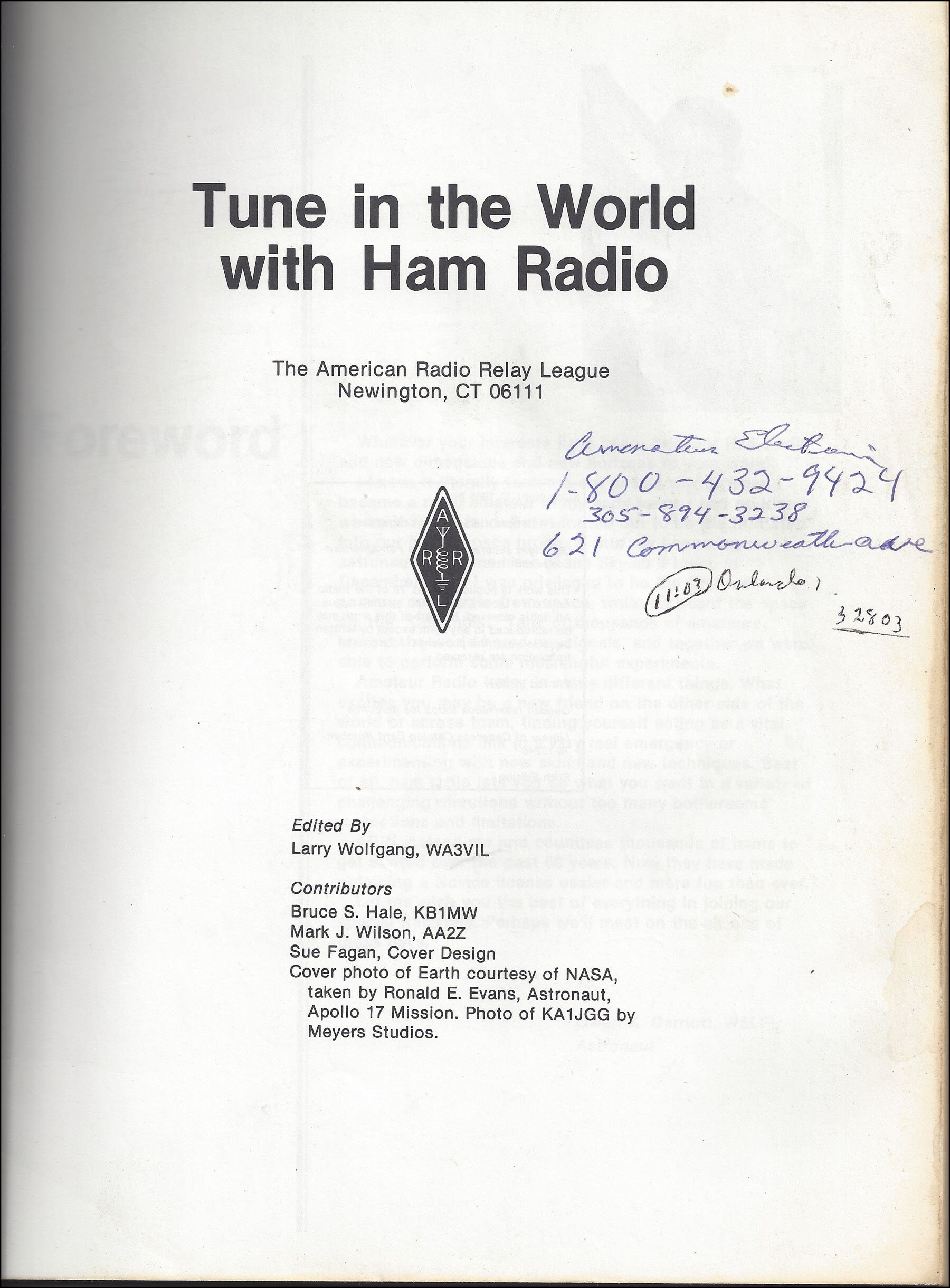 Tune in the World With Ham Radio 1986 Softcover - Etsy