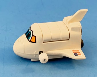 Space Shuttle Wind-Up Toy Vintage Tomy 1980s