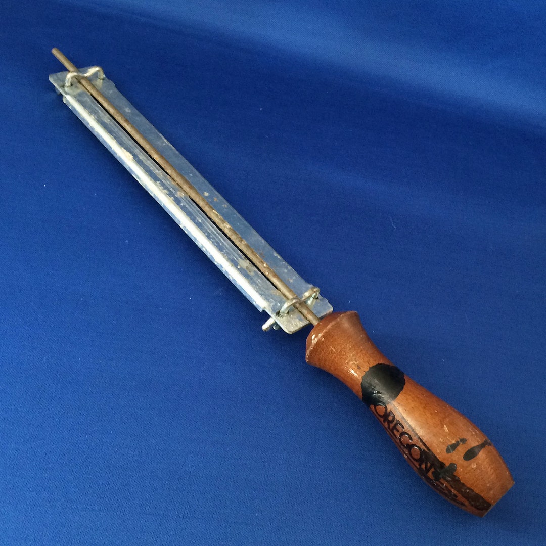 Oregon File Holder Vintage Chain Saw Sharpener Etsy