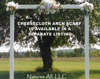 Wedding Arch Wedding Arbor Rustic Wedding Arch Complete Kit Etsy