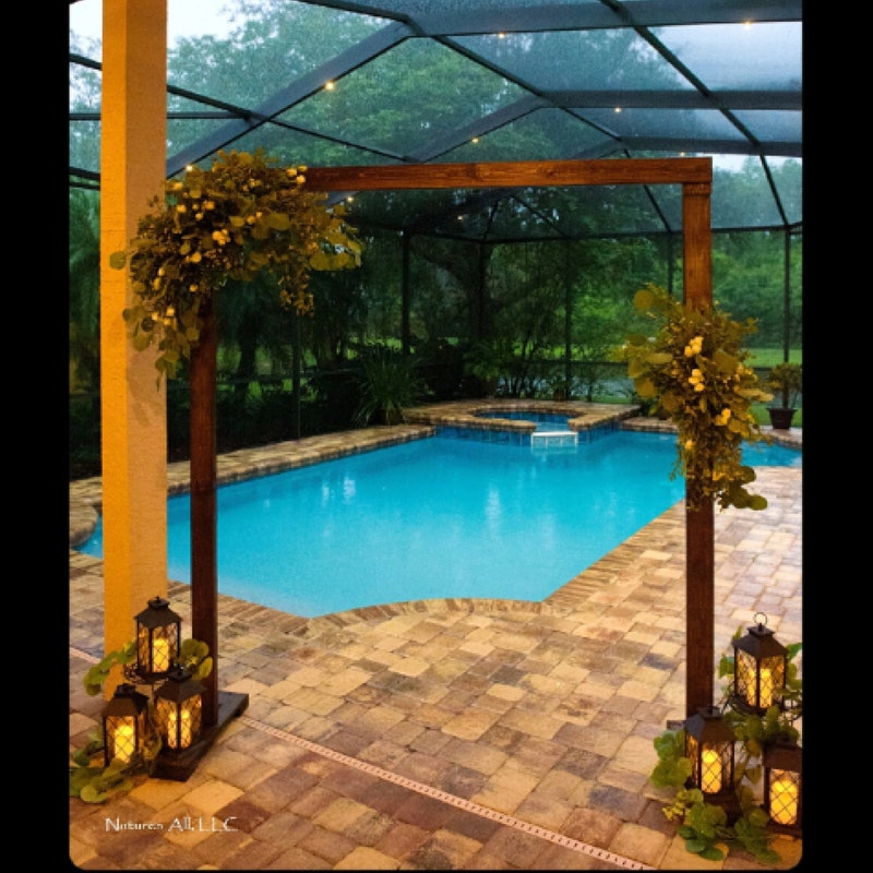 Indoor Wedding Arch Etsy