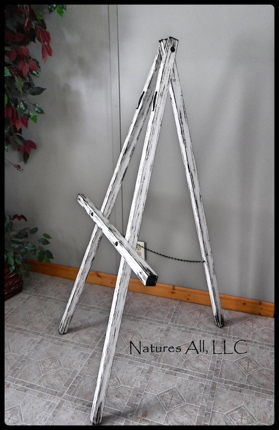 Floor Easel Large Floor Easel Rustic Wood Easel Wedding Sign Etsy