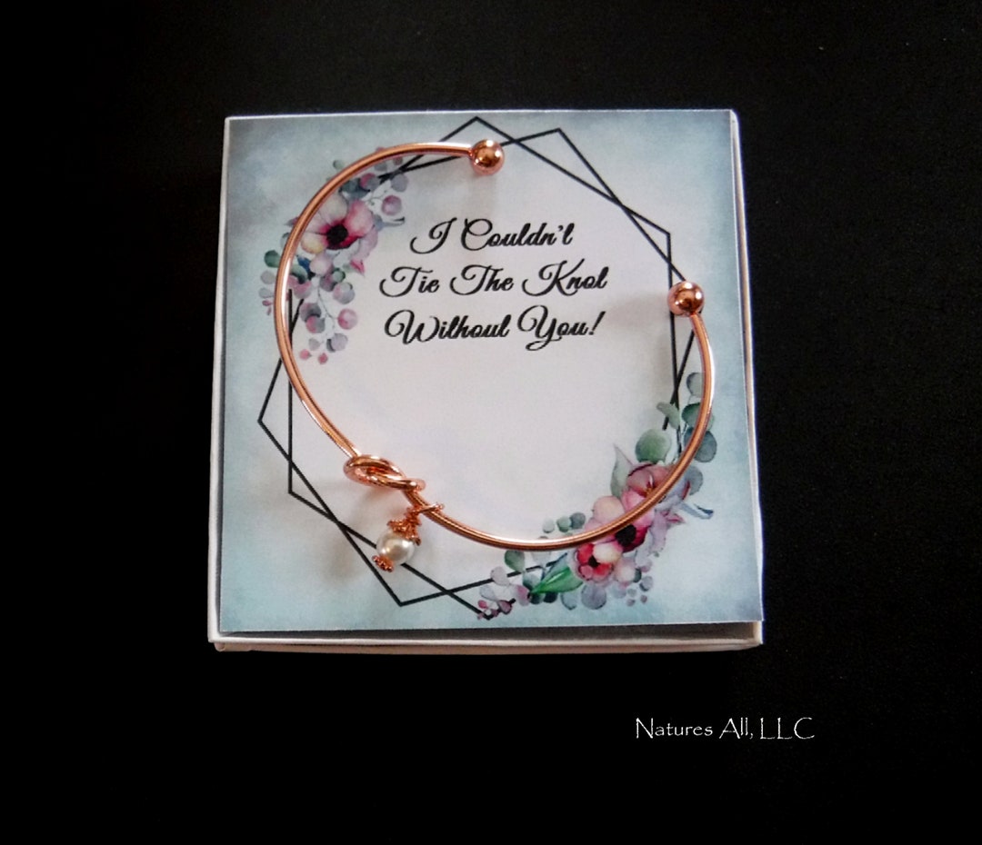 i couldn t tie the knot without you bracelet