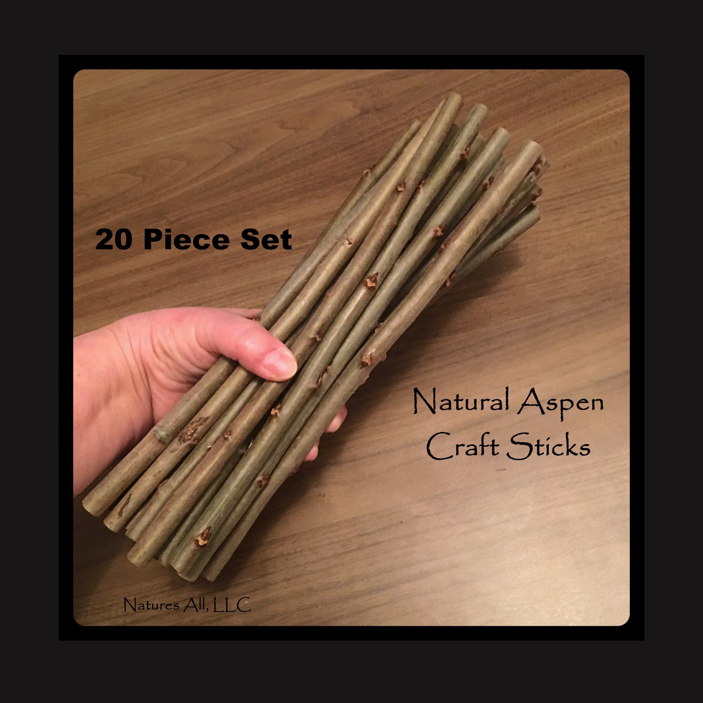 Brons Thin Wood Craft Round Sticks