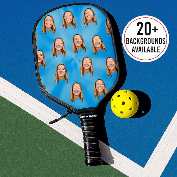 Custom Photo Pickleball Paddle Cover: Personalized Gift for Friends & Family