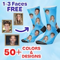 Custom Face Socks -Custom Photo Sock, Custom Socks, Personalized Socks, Custom Printed Socks, Picture Socks, Fathers Day Gift, Graduation product logo