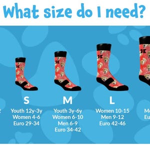 Custom Cat Printed Socks Customized Photo Socks Personalized Socks Custom Printed Socks Picture Socks Gift Socks image 3