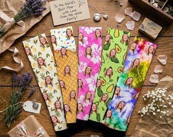 Custom Mom Face Socks Personalized Kids Photo Socks Funny Mothers Day Gift for Her Grandma First Mothers Day Gift Unique Mama Gift