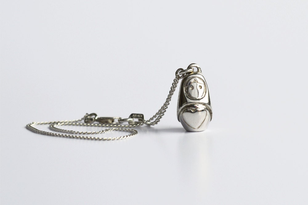 925 Silver Matroyshka Bracelet Nesting Doll Jewelry | Etsy