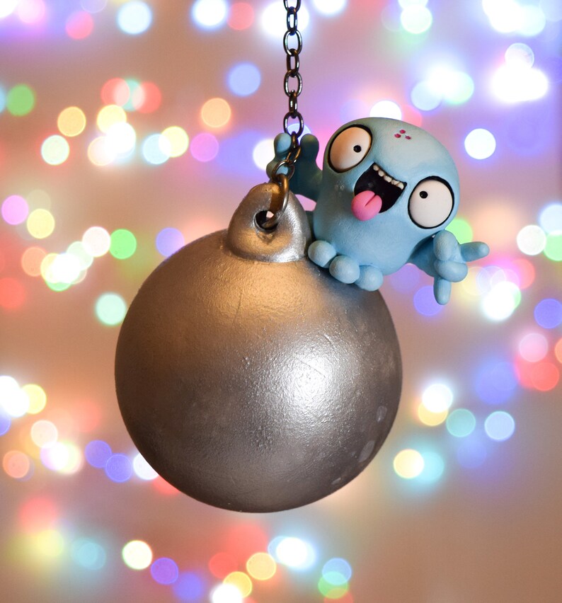 Alternative Christmas Decoration Wrecking Ball Christmas Tree Ornament