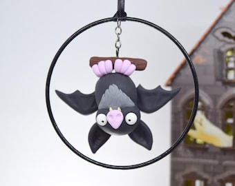 Halloween vleermuisdecoratie, spookachtig boomornament, binnendecoratie
