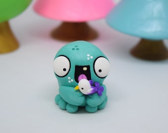 Monster Figure, Bert and Chick, Desk Buddy