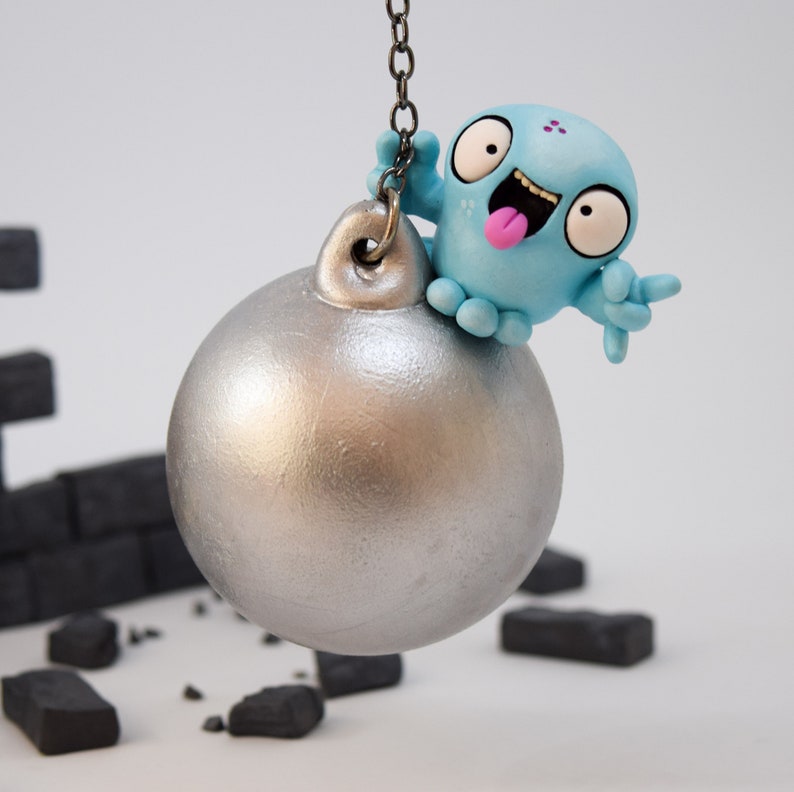 Alternative Christmas Decoration Wrecking Ball Christmas Tree Ornament
