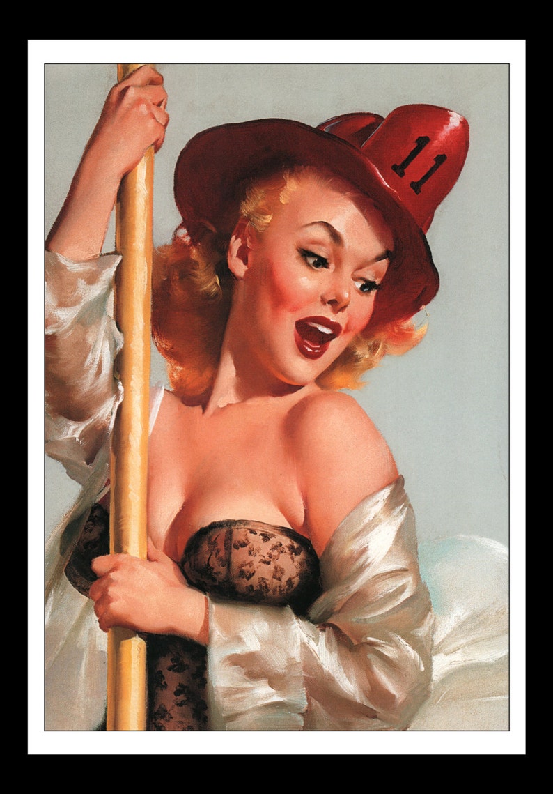 Sheer Delight Gil Elvgren Pinup Girl CANVAS PRINT