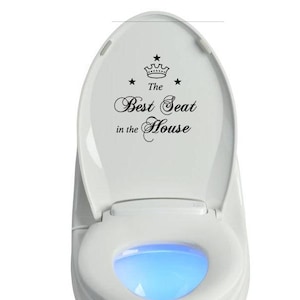 zette me neer toilet badkamer wc sticker sticker grappig etsy