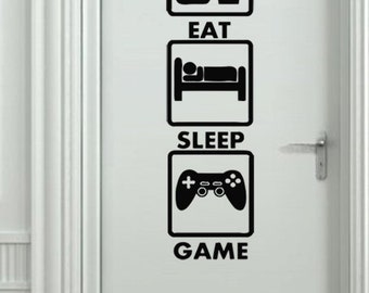 Video game Controller Vinyl Decal for laptop windows wall car boat