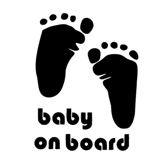 Gratuit Images Bebe A Bord Des Pieds Pied Impression Voiture Vehicule Autocollant le plus cool par