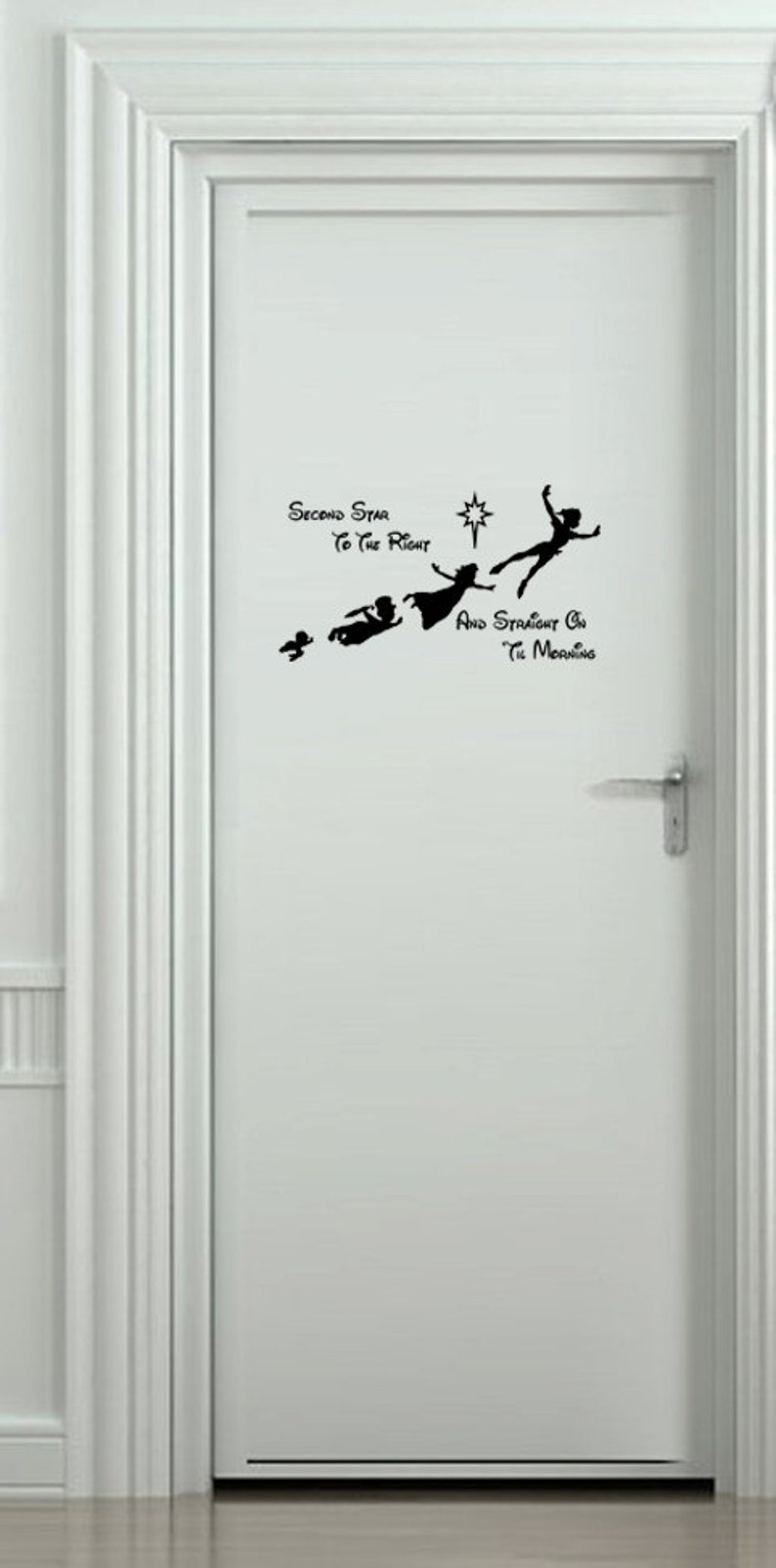 Peter Pan Second Star to the Right and Straight on Till Morning Door ...