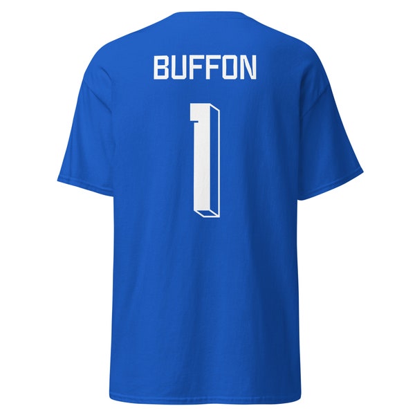 Buffon 1 Voetbal T-shirt in Italiaanse stijl