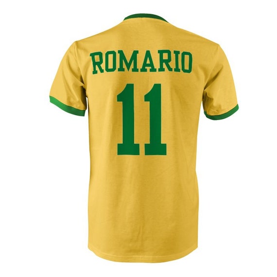 Romario 11 Brasil Ringer t-shirt - Etsy México