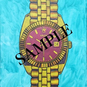 Rolex Watch - Art Print
