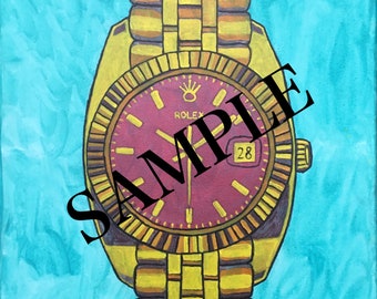 Rolex Watch - Art Print