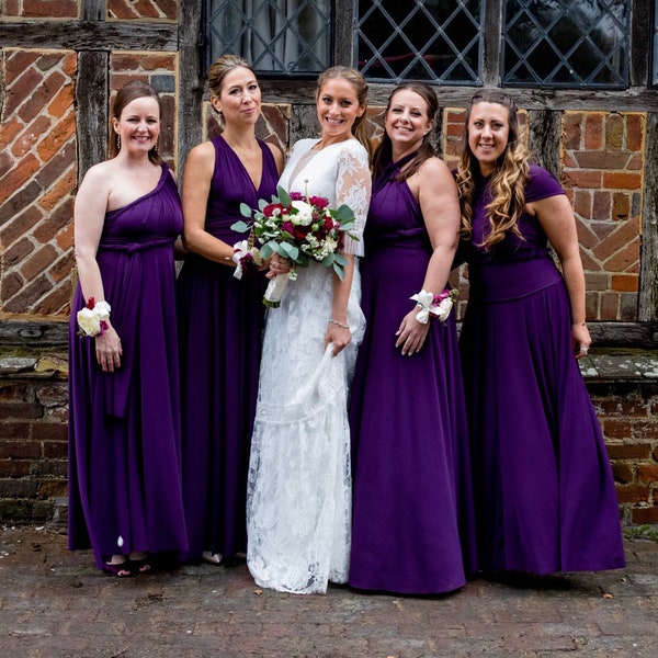 Purple Wedding Dress - Etsy UK