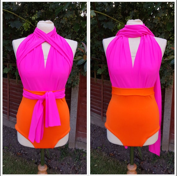 pink multiway swimsuit