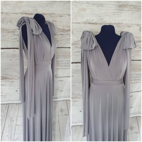 grecian wrap dress