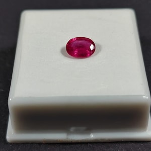 Vietnamese Ruby 1.29 ct. Oval Vibrant Color With Appraisal