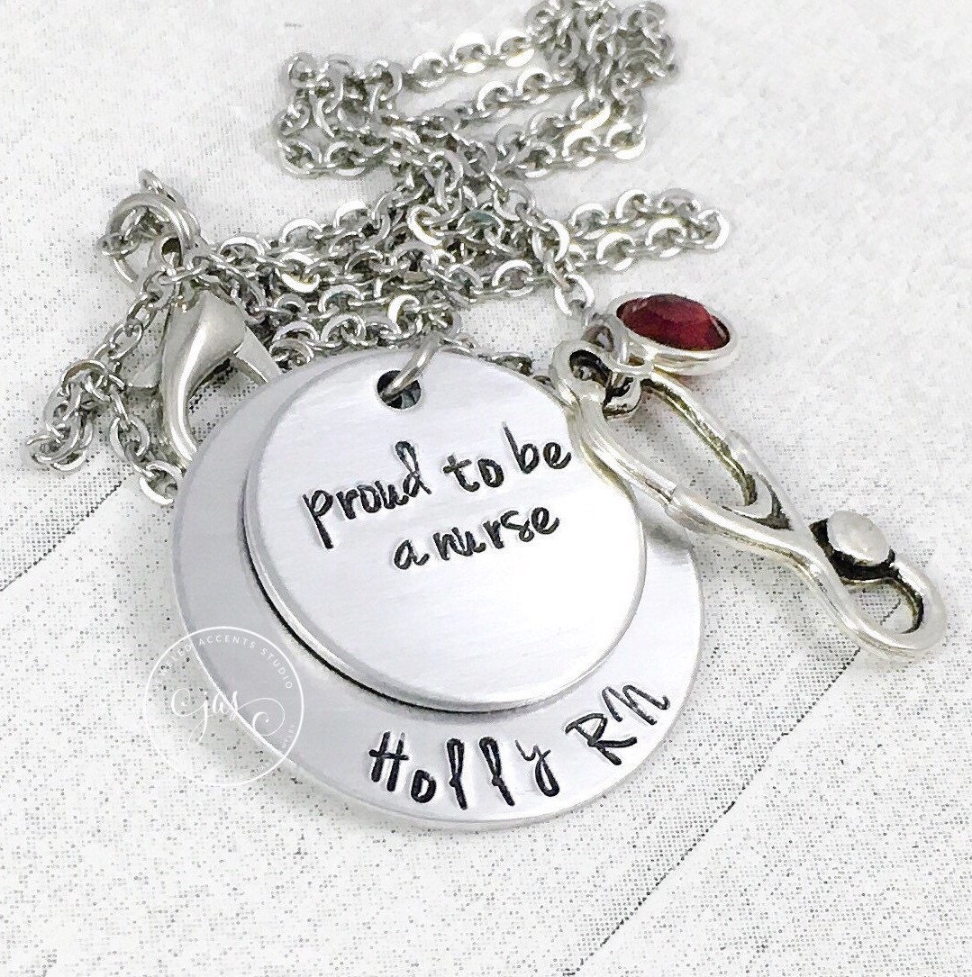 Nurse Necklace RN Jewelry New Nurse Gifts LPN Necklace Etsy