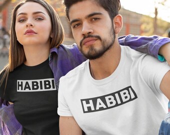 Habibi Unisex T-Shirt Love Tee Arabic Love Arabian Love