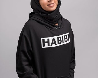 Habibi Love Hoodie Hooded Sweatshirt Arabic, love, couples, love couples,