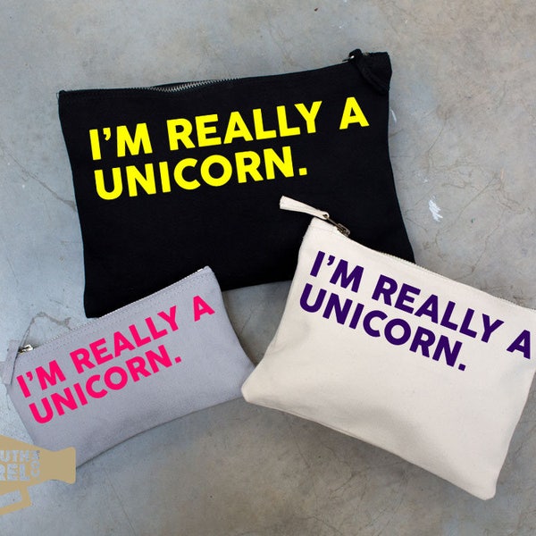 Ich bin wirklich ein Einhorn Make Up Tasche Tasche Make Up Koffer