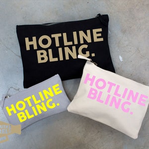 Hotline Bling Make Up Bag Pouch Make Up Case image 1