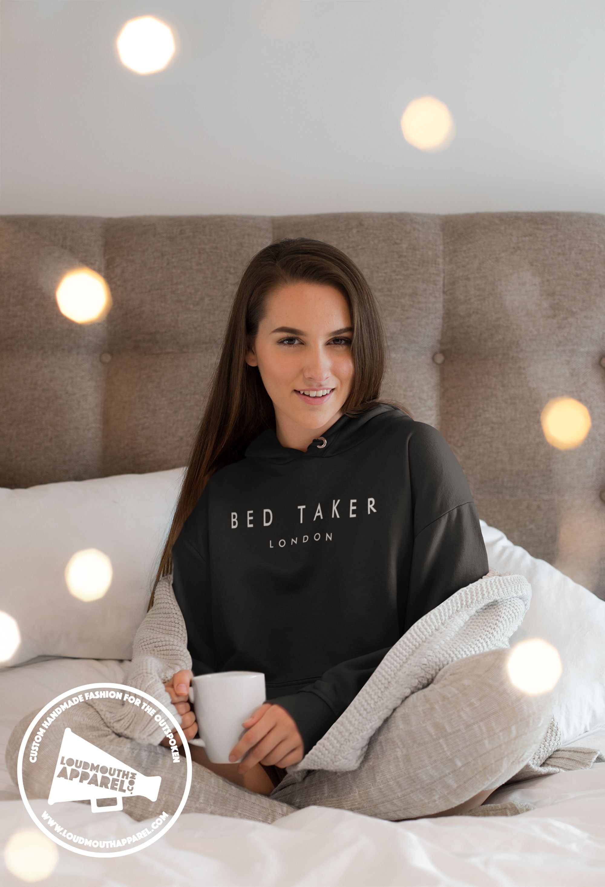 Bed Taker Unisex Ted Baker Parody Hoody Hooded Sweatshirt Designer